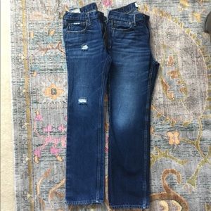 Boys 16 Abercrombie Kids Jeans x 2